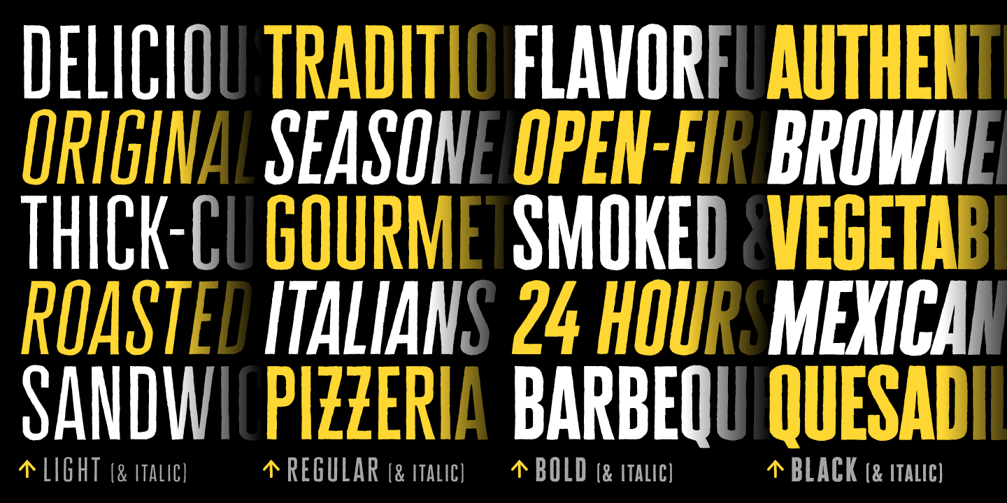 Cheddar Gothic Sans Two Regular Font preview